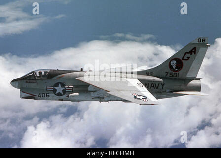 A-7E Corsair II VA-12 Foto Stock