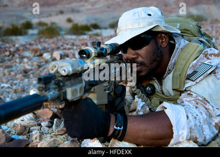 California (10 gennaio 2012) Navy SEALs condurre attività di formazione in una zona remota. Stati Uniti Foto di Marina di Massa lo specialista di comunicazione 2a classe Martin L. Carey United States Navy SEALs 135 Foto Stock