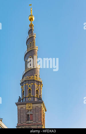 Vor Frelsers Kirke. La Chiesa del Nostro Salvatore di Copenhagen, Danimarca. Foto Stock