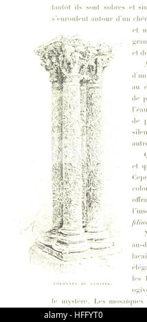 Questa immagine è tratta da "la Sicile", un'opera che offre impressioni sul presente e sul passato della Sicilia, illustrata dall'autore. Il libro esplora la cultura, la storia e i paesaggi dell'isola, fornendo un resoconto visivo del suo ricco patrimonio. Foto Stock