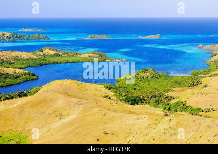 Nacula island, yasawa, isole Figi Foto Stock