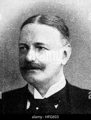 Bernhard Heinrich Karl Martin von Buelow, 1849 - 1929, ha creato il principe von Buelow nel 1905, era un tedesco statista che ha servito come segretario di Stato per gli Affari Esteri per tre anni e poi come Cancelliere dell'impero tedesco, riproduzione foto dall'anno 1895, digitale migliorata Foto Stock