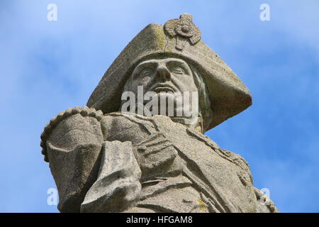 Signore Nelsons monumento in Menai Straits, Anglesey Foto Stock