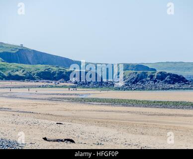 Freshwater West Beach, Pembrokeshire, Galles Foto Stock