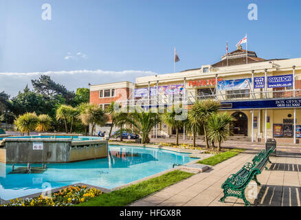 Bournemouth Pavilion a Bournemouth Beach, Dorset, Inghilterra meridionale Foto Stock