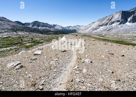 Su John Muir Trail, Kings Canyon National Park, California, Stati Uniti d'America, America del Nord Foto Stock