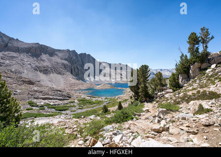 Su John Muir Trail, Kings Canyon National Park, California, Stati Uniti d'America, America del Nord Foto Stock