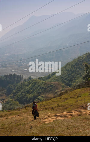 Tribù vita in Vietnam Foto Stock