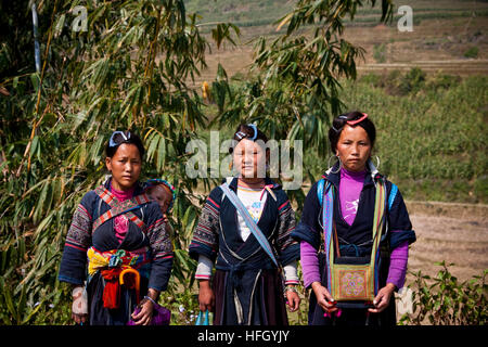 Tribù vita in Vietnam Foto Stock