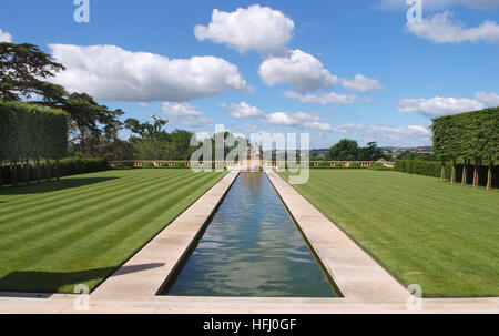 Thornhill Park un classico xviii secolo casa palladiana, giardino e parco vicino a Sturminster Newton Dorset, Regno Unito Foto Stock