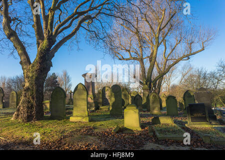 La scena del cimitero, Warstone Lane cimitero, Hockley Birmingham REGNO UNITO Foto Stock