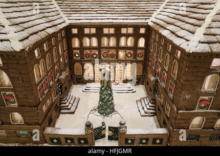 Gingerbread House a Lotte New York Palace Hotel, New York, Stati Uniti d'America Foto Stock