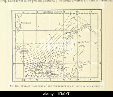 Un trattato informativo sulla geografia fisica, a cura di Robert Brown, con tavole colorate e mappe. Il lavoro esplora le caratteristiche geografiche, i climi, gli oceani e i continenti della Terra. Fornisce una comprensione dettagliata dell'ambiente naturale della Terra e delle sue variazioni, con mappe per illustrare i concetti discussi. Foto Stock