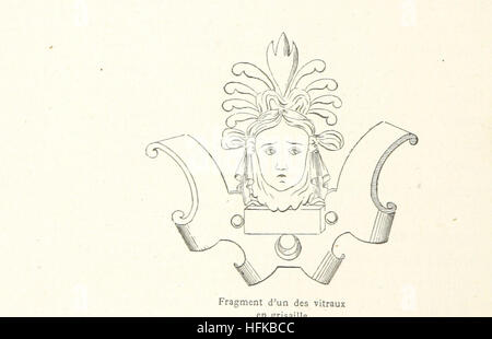 L'immagine è tratta da "Histoire et description du Château d'Anet", che descrive dettagliatamente la storia e la descrizione del castello di Anet dal X secolo ad oggi, con particolare attenzione a Diane de Poitiers e alla città di Anet. Foto Stock