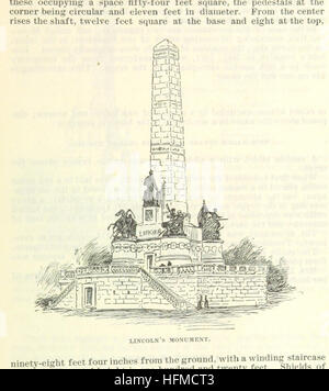 Pagina 339 di "US an Index to the United States of America" che mostra un indice degli Stati Uniti. Foto Stock