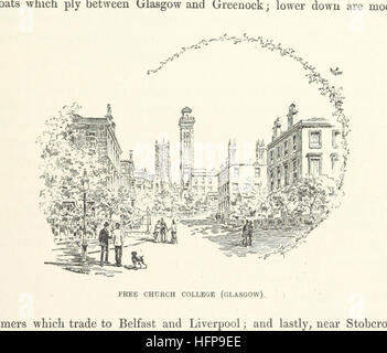 Un'illustrazione di "Scozia e Irlanda", che offre un'indagine pittoresca di questi due paesi. Il libro mette in evidenza la bellezza paesaggistica e il patrimonio culturale di entrambe le regioni, completato da illustrazioni dettagliate. Foto Stock