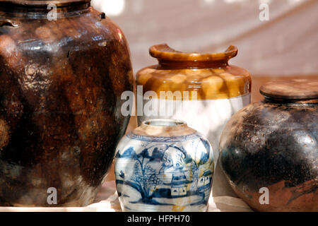 China clay bottiglia, Foto Stock