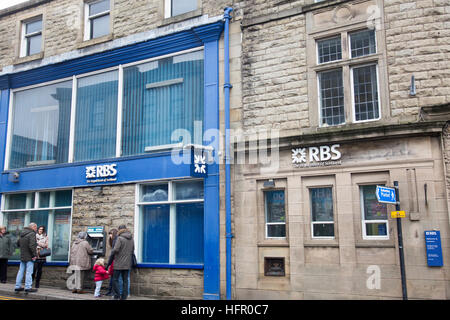 Ramo della Royal Bank of Scotland ( RBS) in Ramsbottom, Lancashire, Inghilterra Foto Stock