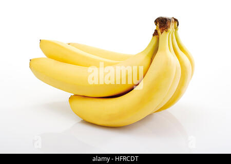 Grappolo di banane (Musa) Foto Stock