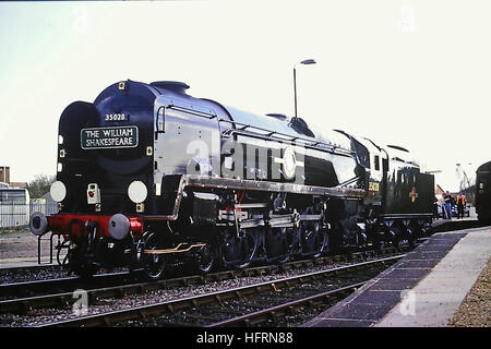 35028 Clan linea sul William Shakespeare escursione Foto Stock