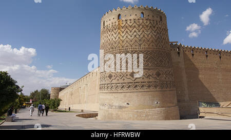 SHIRAZ, IRAN - Ottobre 7, 2016: Fortezza Karim Khan, uno dei siti di Shiraz il 7 ottobre 2016 in Iran, in Asia Foto Stock