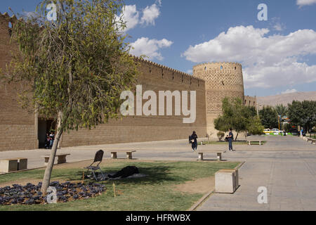 SHIRAZ, IRAN - Ottobre 7, 2016: Fortezza Karim Khan, uno dei siti di Shiraz il 7 ottobre 2016 in Iran, in Asia Foto Stock