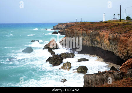 La stazione navale di Guantanamo Bay a Cuba (ott. 5, 2016) Vista della scogliera di erosione e le dimensioni della forma d'onda riduzione la mattina dopo l uragano Matthew ha colpito la stazione navale di Guantanamo Bay. Matthew era un uragano di categoria 4 con sostenuta massima velocità del vento di 145 mph e raffiche di vento di 170 km/h. (U.S. Navy foto di Sottufficiali di 1A CLASSE E. Kegan Kay/RILASCIATO) 161005-N-OX321-096 Unisciti alla conversazione: www.navy.mil/viewGallery.asp www.facebook.com/USNavy www.twitter.com/USNavy navylive.dodlive.mil pinterest.com plus.google.com vista della scogliera di erosione e le dimensioni della forma d'onda riduzione la mattina dopo l uragano Matteo. (30159 Foto Stock