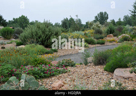 Giardino in Kendrick Lake Park in Lakewood, Colorado Foto Stock