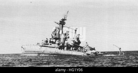 USS Pennsylvania (BB-38) naufragio off Kwajalein02 1948 Foto Stock