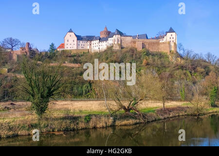 Leisnig Burg Mildenstein in Sachsen - castello di Leisnig Mildenstein in Sassonia, Germania Foto Stock