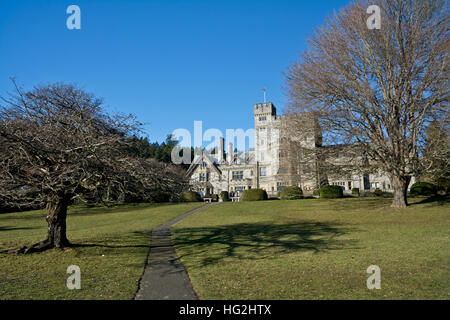 Hartley Castello alla Strada Regia Università vicino a Victoria, British Columbia, Canada. Foto Stock