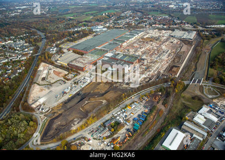 Vista aerea, demolizione Opel impianto 1, amministrazione edificio, ex fabbrica di automobili, General Motors, automotive, Bochum Foto Stock