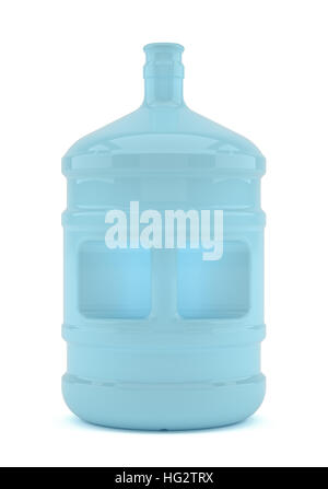 Bottiglia grande di acqua minerale isolato su uno sfondo bianco Foto Stock