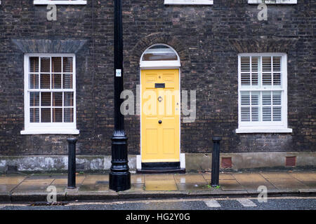 Il Grade ii Listed Georgiani terrazzati alloggiamento in Waterloo Londra Inghilterra Foto Stock