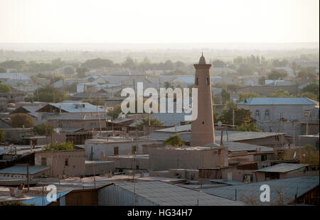 La città antica di Khiva, Uzbekistan Foto Stock