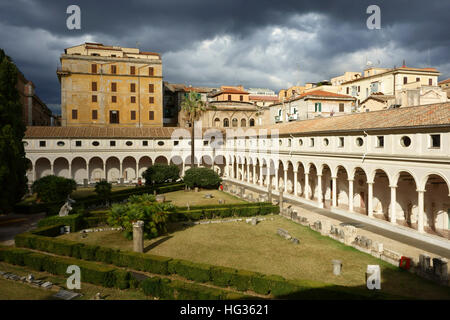 Roma. L'Italia. Terme di Diocleziano. Michelangelo per il chiostro della chiesa di Santa Maria degli Angeli. Foto Stock