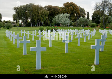 La guerra americana il cimitero di Nettuno, Italia Foto Stock