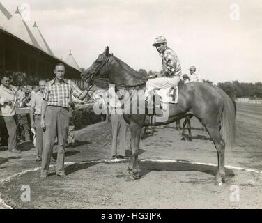 Il principe Giovanni, Ismael valenzuela, Saratoga, agosto 9, 1955, foto di bert morgan Foto Stock