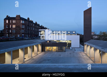 Edinburgh atelier di scultura Creative Labs., Edimburgo, Scozia, Regno Unito. Vista esterna. Foto Stock