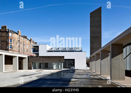 Edinburgh atelier di scultura Creative Labs., Edimburgo, Scozia, Regno Unito. Vista esterna. Foto Stock