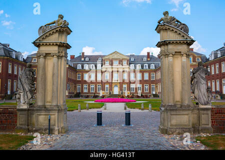 Immagine del Castello Nordkirchen, chiamato anche Vestfalia Versailles, in Westfalia, Germania Foto Stock