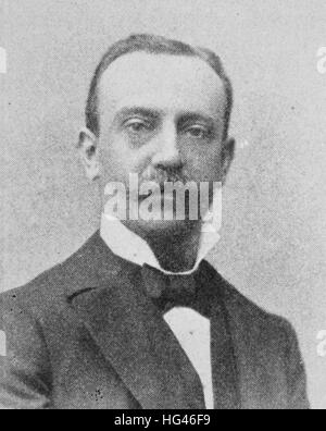 Reinhold Krohn, nato il 25 novembre 1852 e morì il 29 giugno 1932; nome completo: Reinhold Friedrich Karl Krohn, era un tedesco strutturalista, brueckenbauer e docente universitario., la riproduzione di una foto a partire dall'anno 1895, digitale migliorata Foto Stock