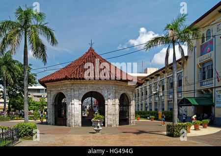 Il Sud Est asiatico,Filippine,Metro Cebu, la Croce di Magellano Foto Stock