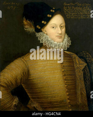 Edward de Vere, diciassettesimo "Earl of Oxford' Foto Stock