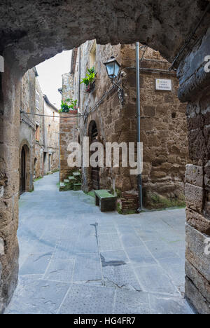 Pitigliano (Toscana, Italia) Foto Stock