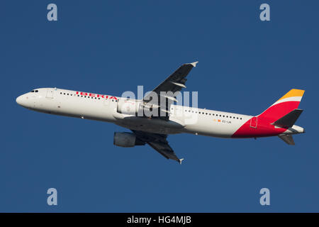 Iberia Airbus A321 Foto Stock