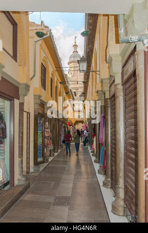 Alcaiceria bazaar, bazar e il mercato dell'arte, Granada Spagna Foto Stock