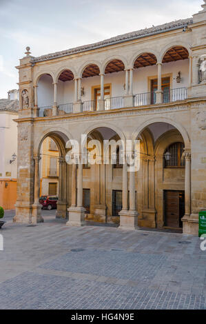 Ayuntamiento viejo, old town hall di Ubeda, zona monumentale, sito patrimonio mondiale dell'UNESCO, provincia Jaen, Andalusia, Spagna Foto Stock