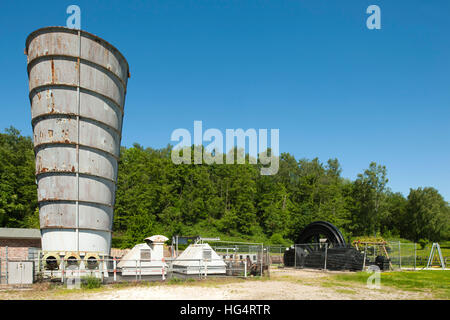 Deutschland, NRW, Städteregion Aachen, Herzogenrath-Merkstein, Bergbaudenkmal e.V. Grube Adolf Foto Stock