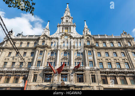 Boscolo Hotel, ex. Boscolo New York Palace Hotel, facciata di edificio. Budapest è la capitale e la città più grande dell'Ungheria. Foto Stock